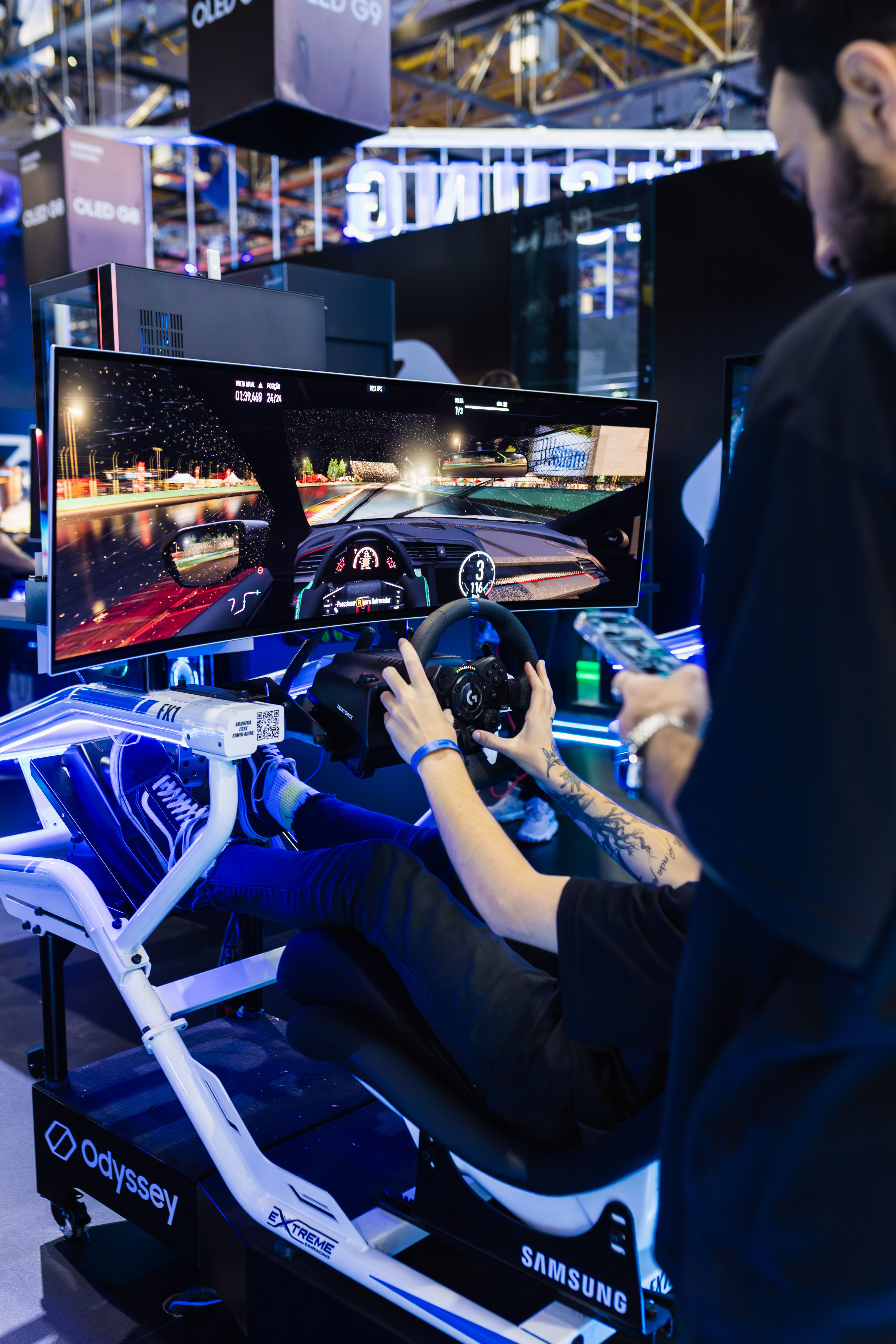 Console gaming setup